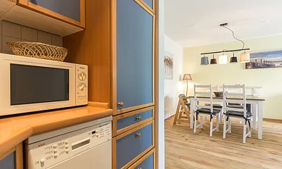 Die offene Küchenzeile