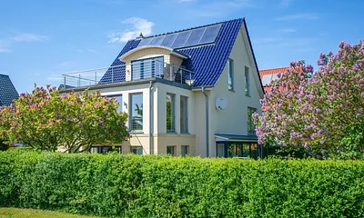 Das Ferienhaus am Krischanweg 1 von außen