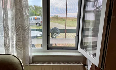 Blick aus dem Wohnzimmer