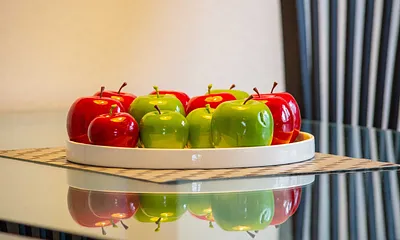 Der kombinierte Wohn- und Essbereich in der unteren Etage