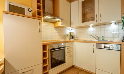 Die offene Küchenzeile