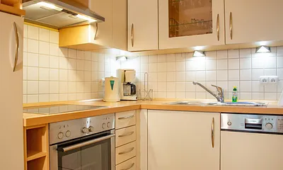 Die offene Küchenzeile