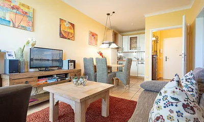 Der offene Wohn- und Essbereich