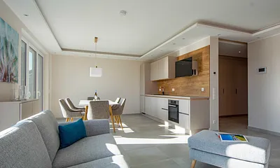 Der kombinierte Wohn- und Essbereich