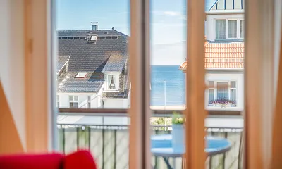 Balkon mit Ostseeblick