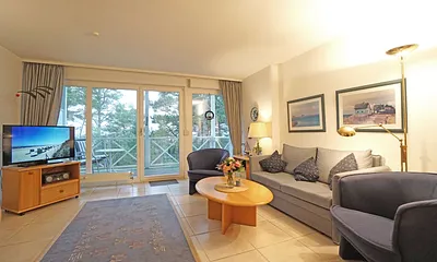 Wohnzimmer mit Schlafcouch