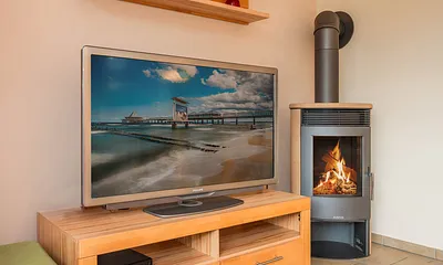 Kaminofen im Wohnbereich