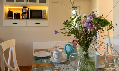 Stimmungsvolle Beleuchtung.