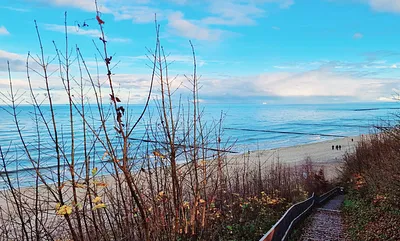 Strandzugang 100m von der Ferienwohnung entfernt