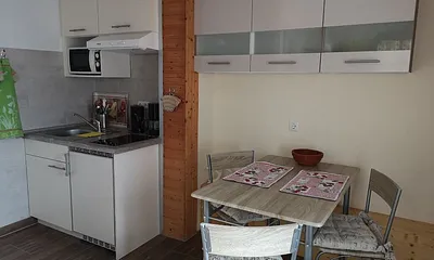 Küche und Essbereich