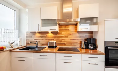 voll ausgestattete Küche