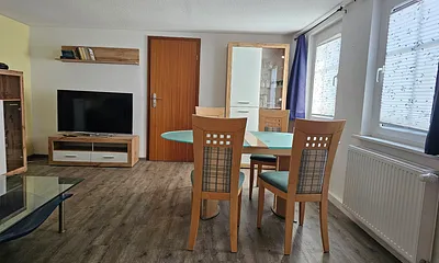 Essplatz im Wohnzimmer