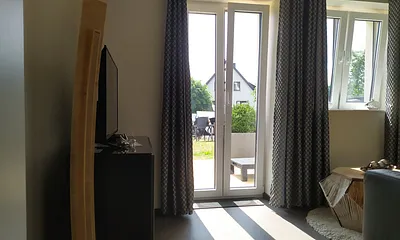 Blick in das Wohnzimmer