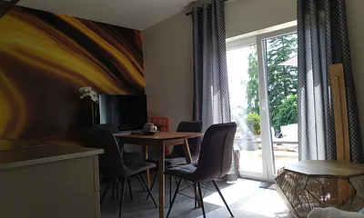 Blick in das Wohnzimmer