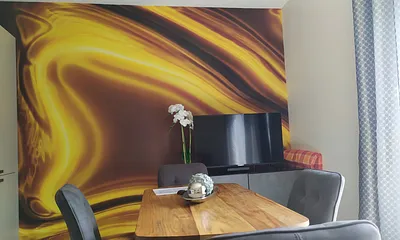 Blick auf den Esstisch