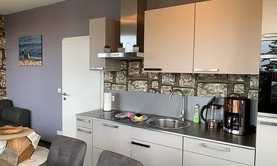 Blick auf die Küchenzeile