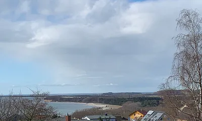 Meerblick auf den Südstrand von Göhren