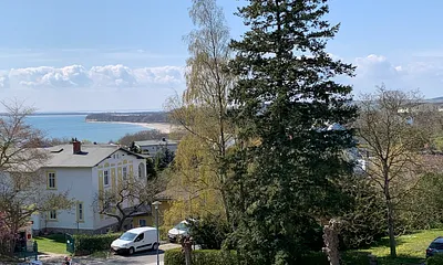 Blick aus der Wohnung