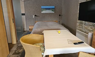 Doppelbett mit neuen Matratzen