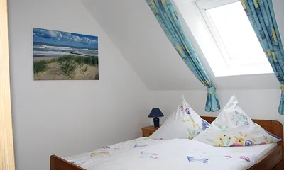Schlafzimmer mit Sterne gucken