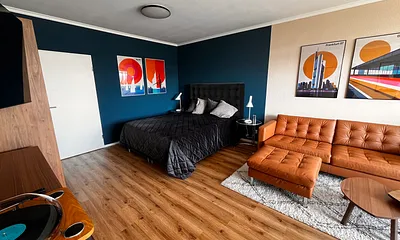 Blick in den Wohnbereich