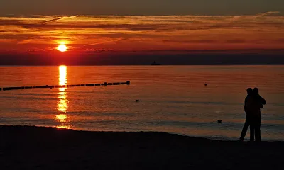 romantische Sonnenuntergänge