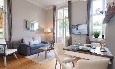 Terrassenwohnung "Strandläufer" - Villa Frisia, 2-Zimmer-Ferienwohnung ("Strandläufer")