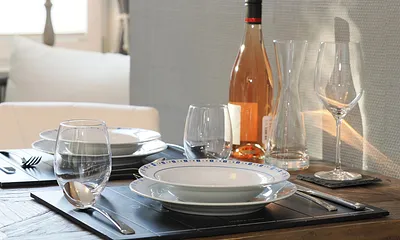 Essbereich für ein gemeinsames Abendessen