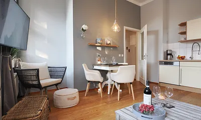 Sitzbereich für ein gemeinsames Frühstück