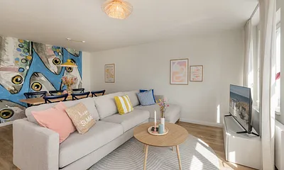 Wohnbereich mit Schlafcouch