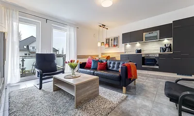 Wohnbereich mit Küchenzeile