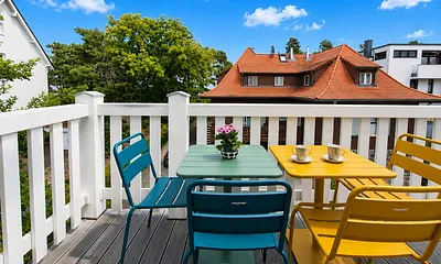 Gemütlicher Balkon zum Entspannen