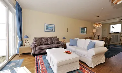 Wohnzimmer mit Schlafcouch