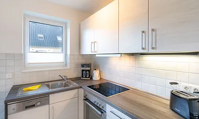 voll ausgestattete Küche