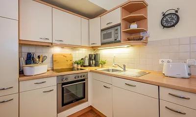 voll ausgestattete Küche