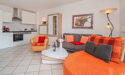 Wohnbereich mit Küchenzeile