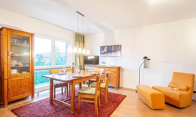 Der Essbereich in der unteren Etage