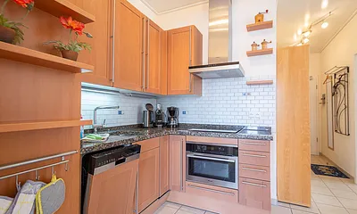 Die offene Küchenzeile