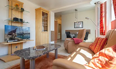 Der helle offene Wohnbereich