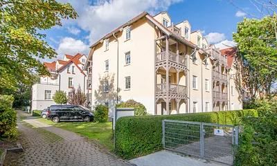 Das Haus Ostseewelle von außen