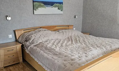 Schlafzimmer mit Doppelbett