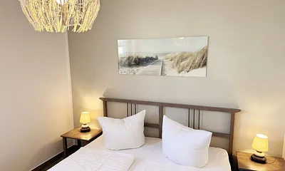 1.Schlafzimmer mit Doppelbett