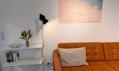 Schlafcouch im Wohnzimmer