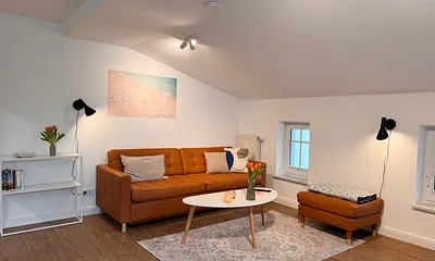 Schlafcouch im Wohnzimmer