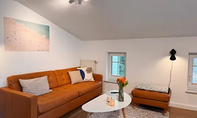 Schlafcouch im Wohnzimmer