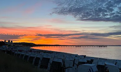 Sonnenuntergang am Strand