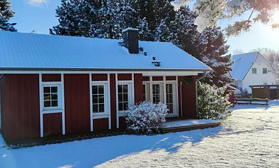 Das Ferienhaus im Winter