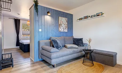 kombinierter Wohn-Schlafbereich