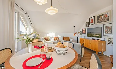 Blick in den Wohnbereich