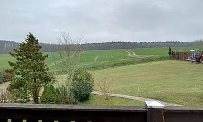 Blick vom Balkon